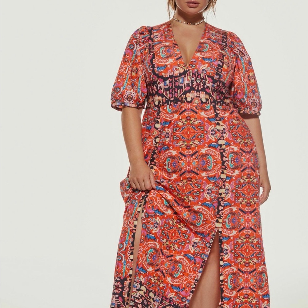 Anthropologie Floral Maxi Dress - Picture 4 of 11